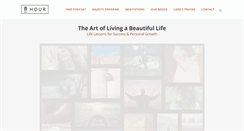 Desktop Screenshot of livinghour.org